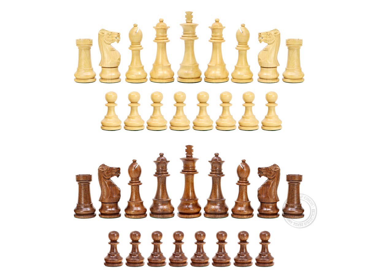House of Chess – Tournament King Height: 3.75 inches (95 mm), Bronze