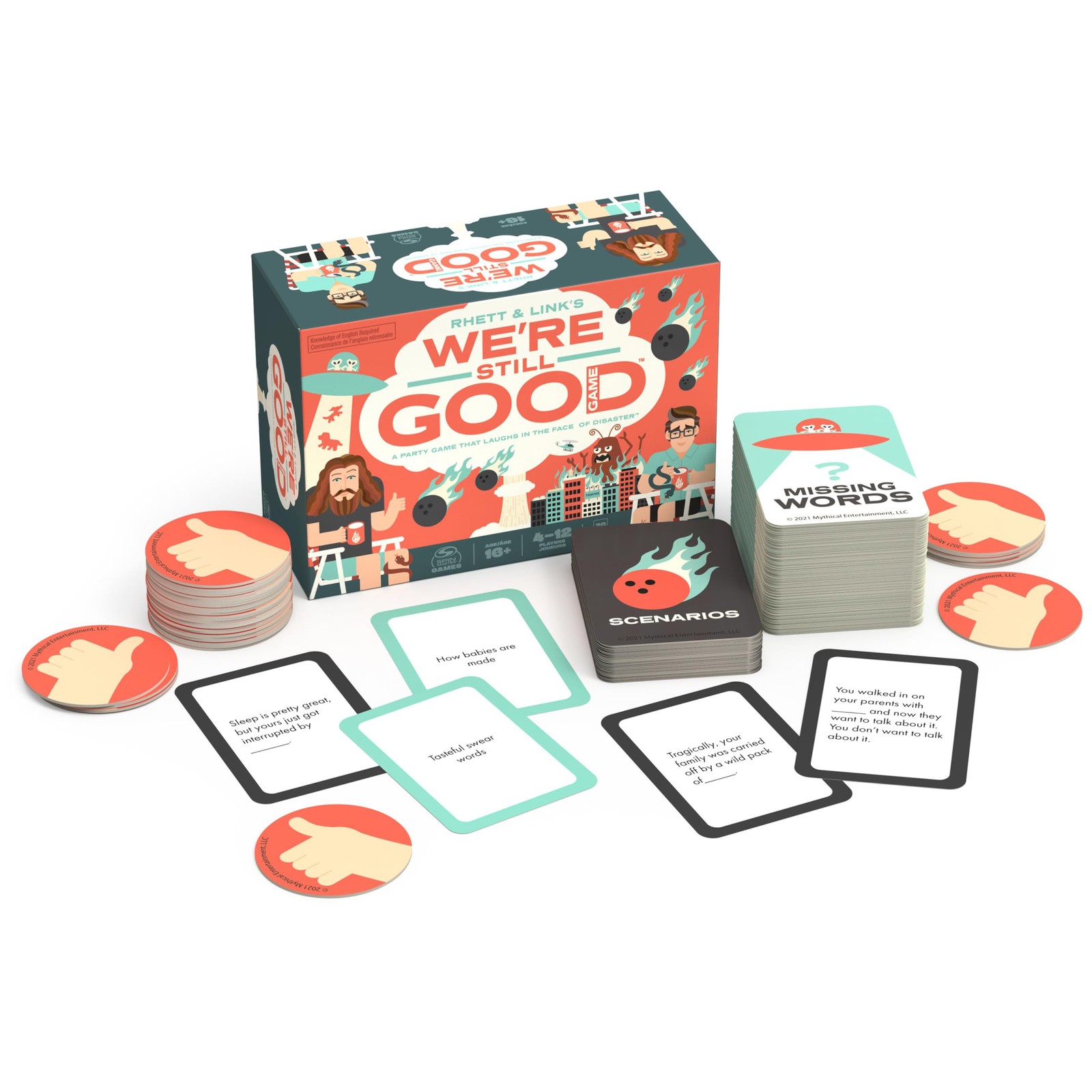 Spin Master Games, Rhett & Link We’re Still Good Party Game, 1, Multicolor
