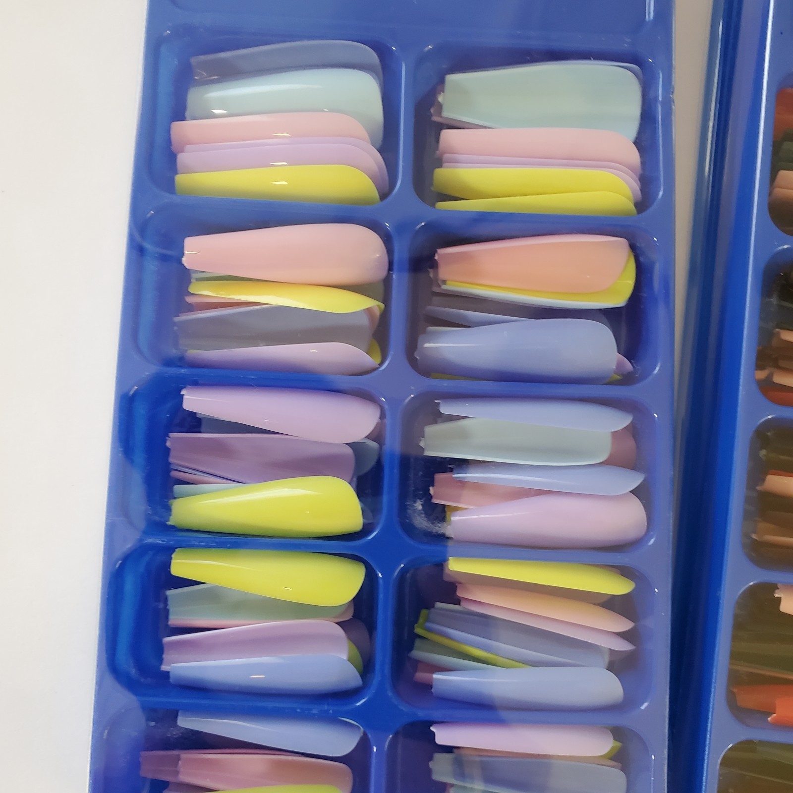 Lot Of 2 Fake Nail Packs Multicolored