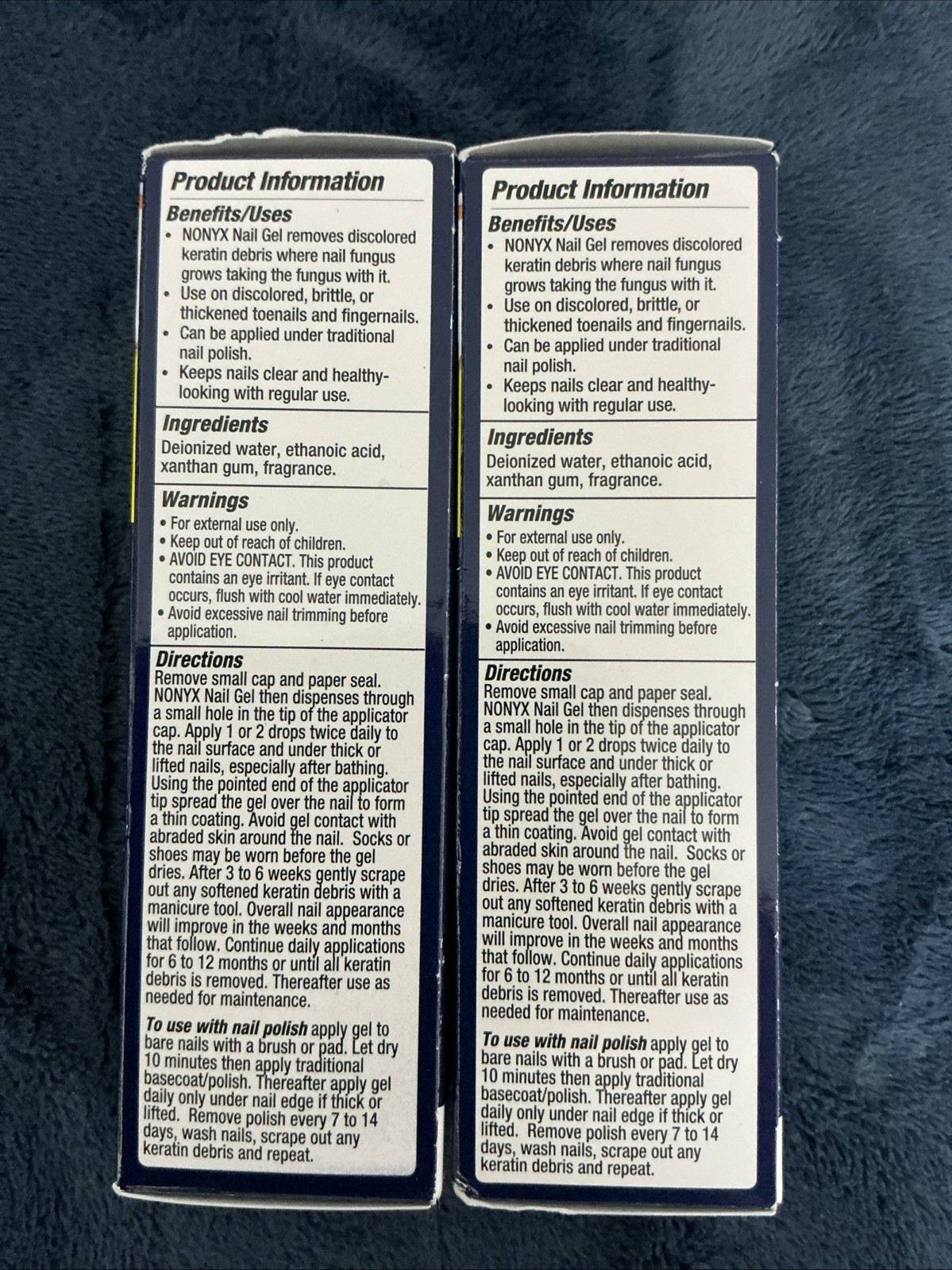 NONYX Fungal Nail Clarifying Nail GEL Treatment, 4 oz EA (2PK BUNDLE)exp12/2027