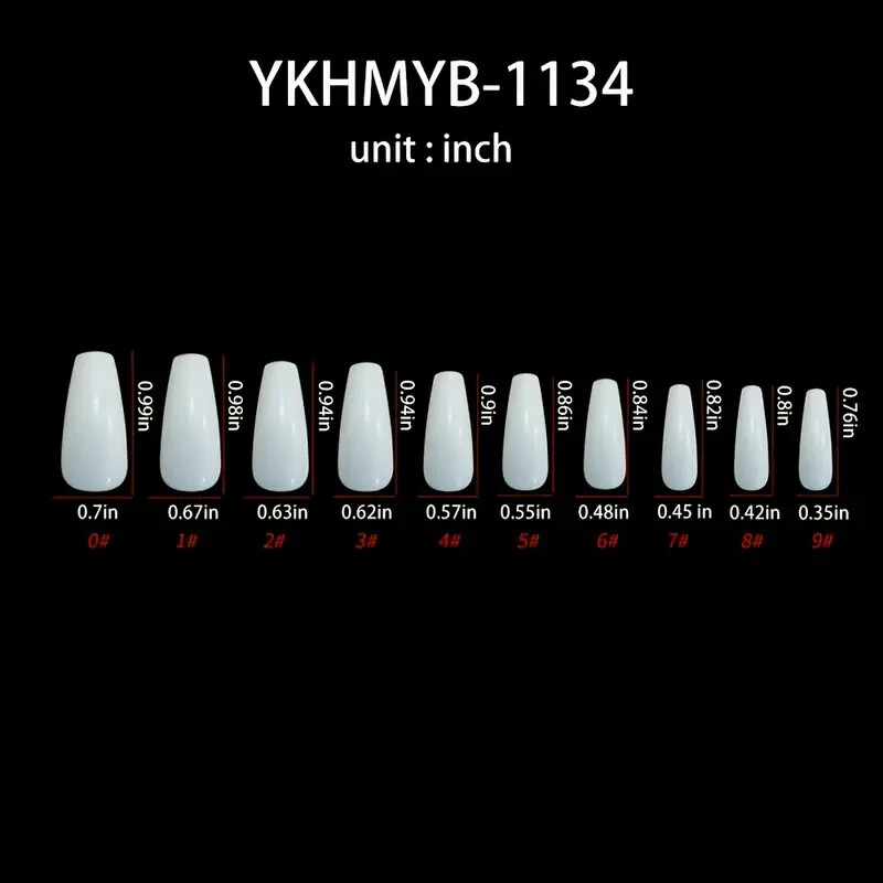 New – 3D Rhinestones Nails Full Cover Stick 24 pcs. ( Medium Length ) US