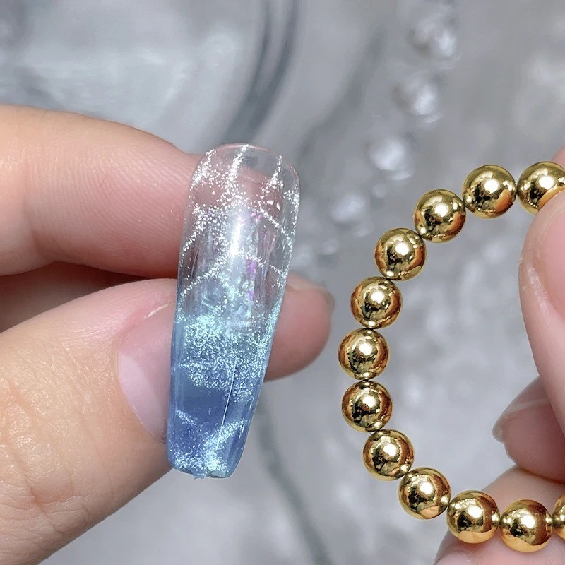 10/20PCS Water Ripple Cat Eye Magnetic Gel Beads Nail Art Magnet Tool DIY