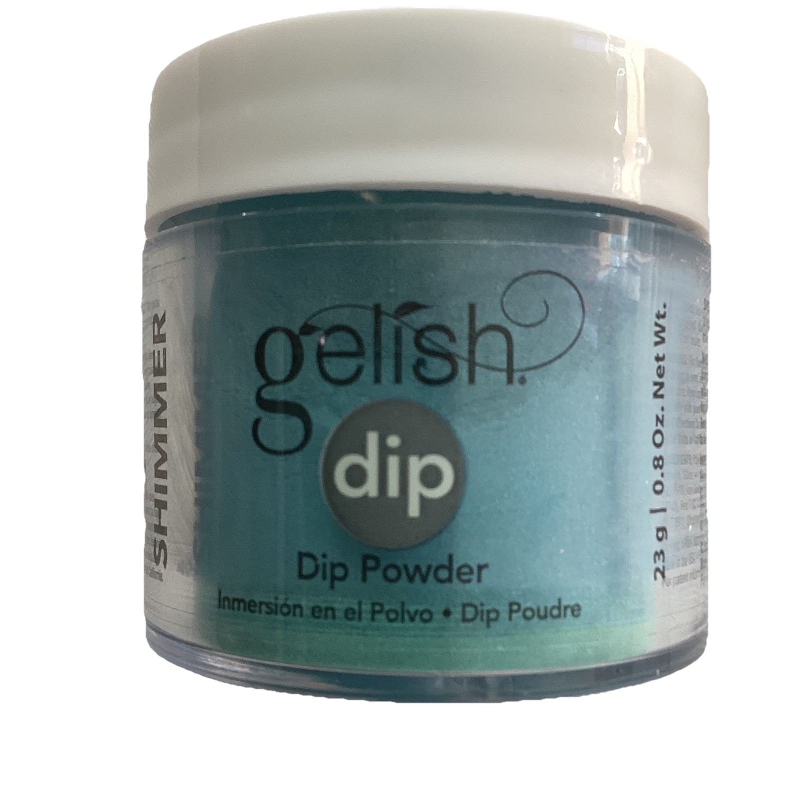 Gelish Dip Powder Essentials Pro Nail Art 23g/0.8oz Shop Shimmer Green UNSEALED