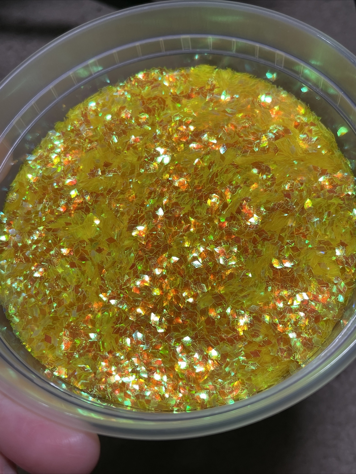 Solvent Resistant Iridescent RHOMBUS 2MM shape Glitter Nail Art Face Crafts 50G