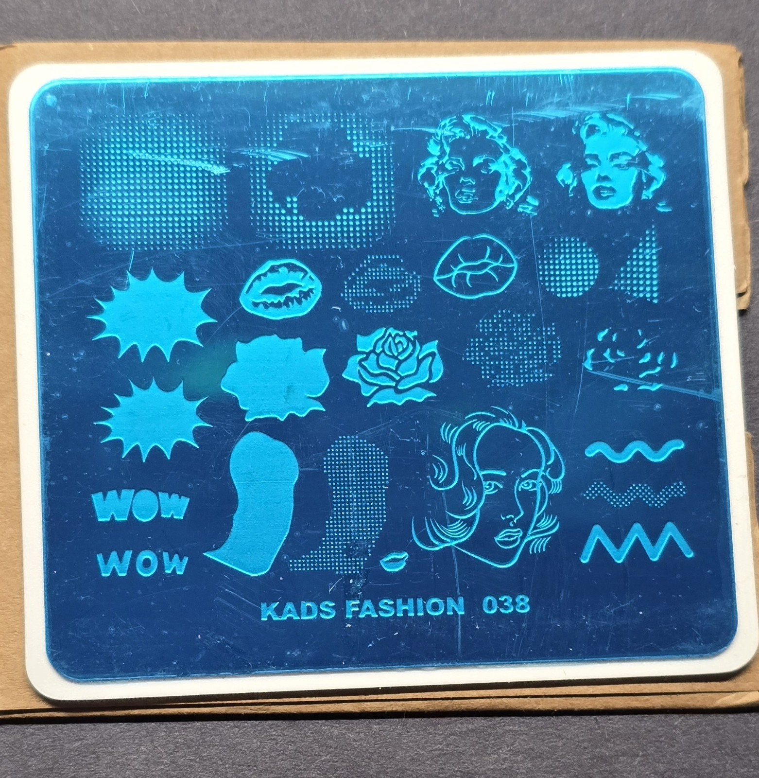 Lot Of 4 Nail Stamp Plate Kads Nature 040 Fashion 038 Cinese 005 Festival 014