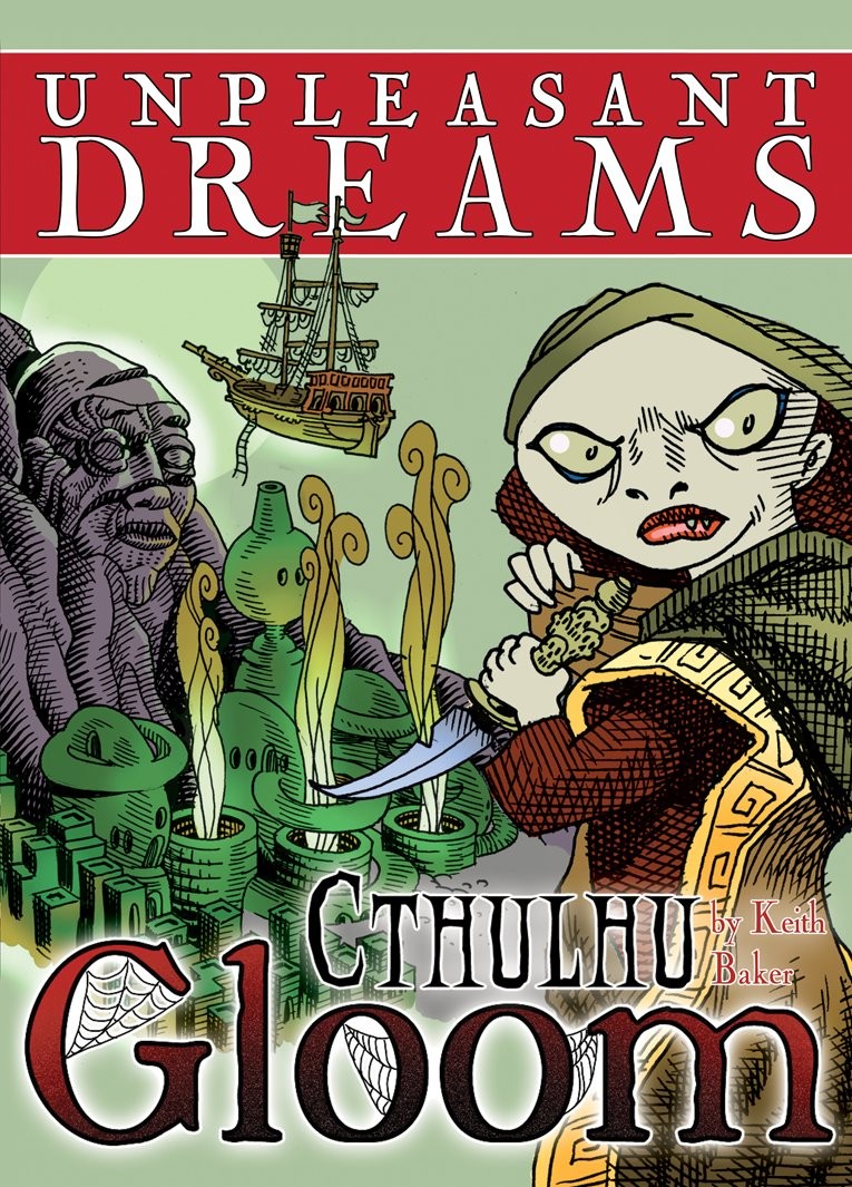 Unpleasant Dreams (Cthulhu Gloom) Medium, Blue, Purple, Black