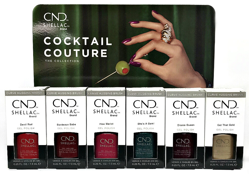 Cnd Shellac Gel Polish – COCKTAIL COUTURE Holiday 2020 – 0.25oz/7.3ml Pick Any