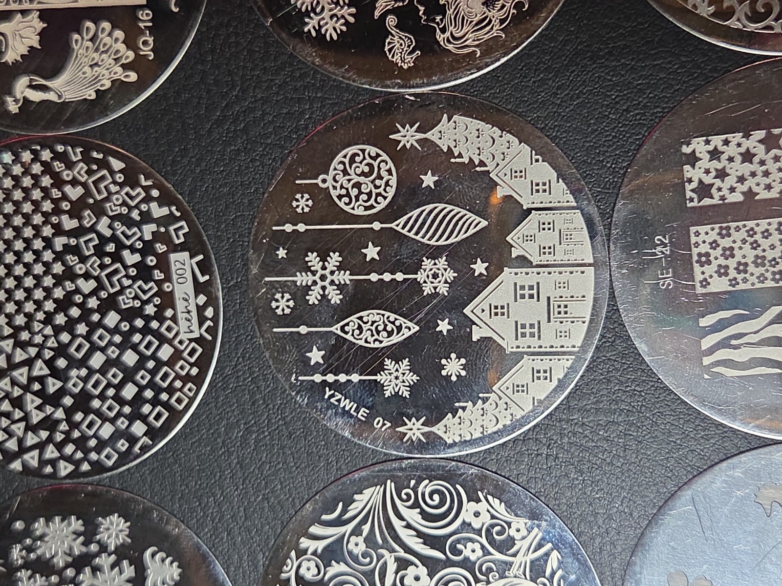 23 small Round Nail stamping plates