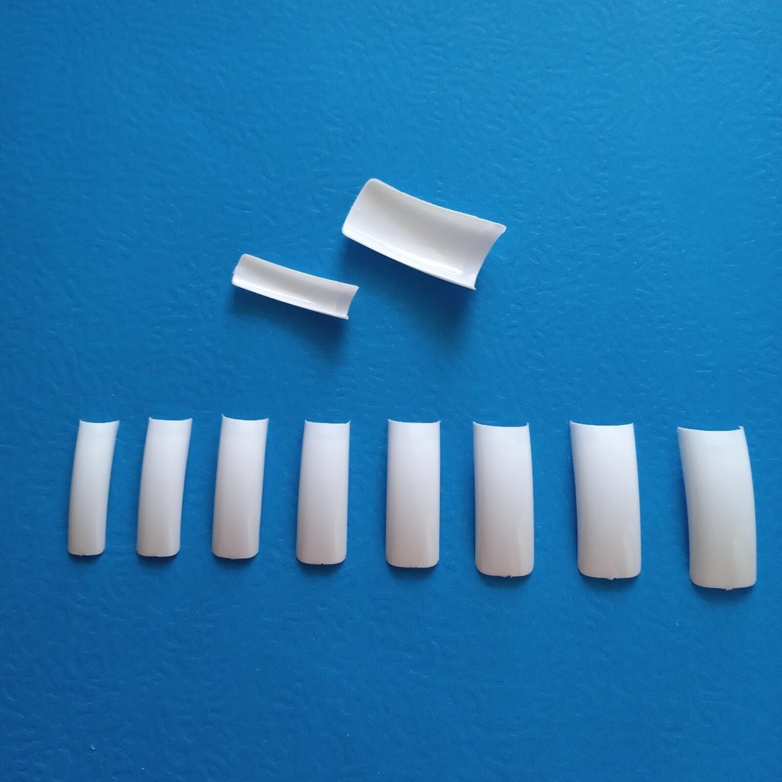 White Color Nail Tips | Size #0 – #9, U.S.A Seller.