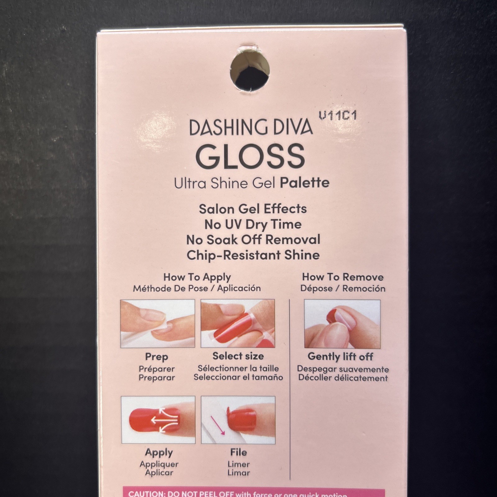 Dashing Diva Gloss 32 Gel Nail Strips Set/4 Pkgs NEW