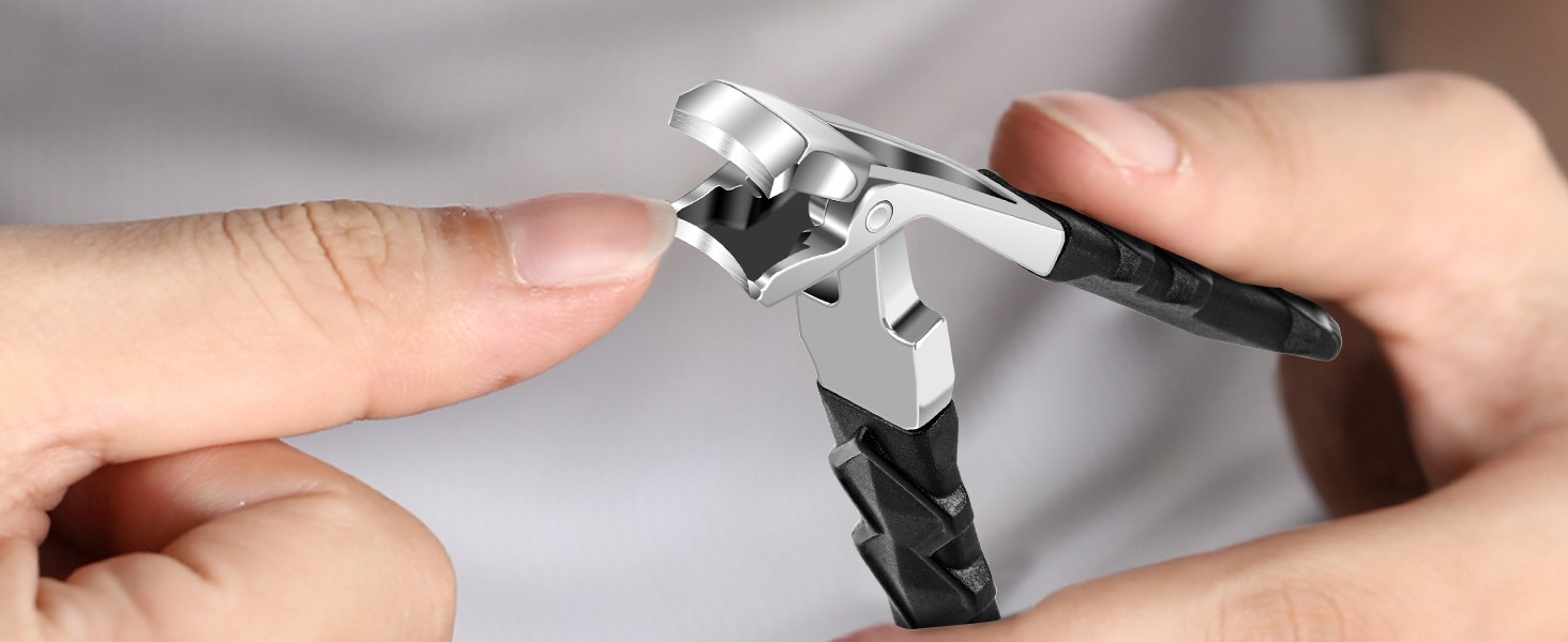 Toenail Clippers for Seniors Thick Toenails, 2026 Upgrade Angled Nail Clipper
