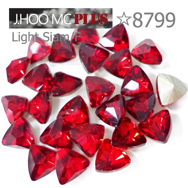 J.HOO Crystal 8799 Trillion V-Cut Fancy Rhinestones 6.1x6mm Nail Art (10pcs)