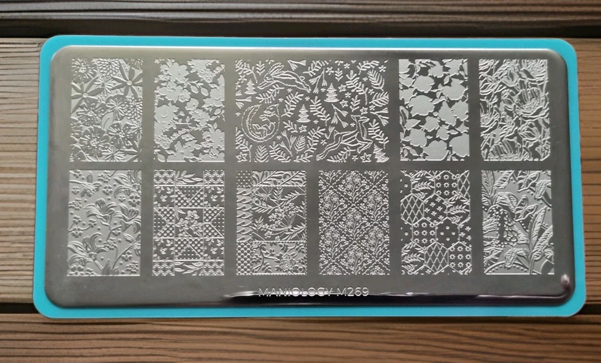 HTF Maniology Nail Stamping Plates Lot M256 Fall Harvest M269 Linen Retired