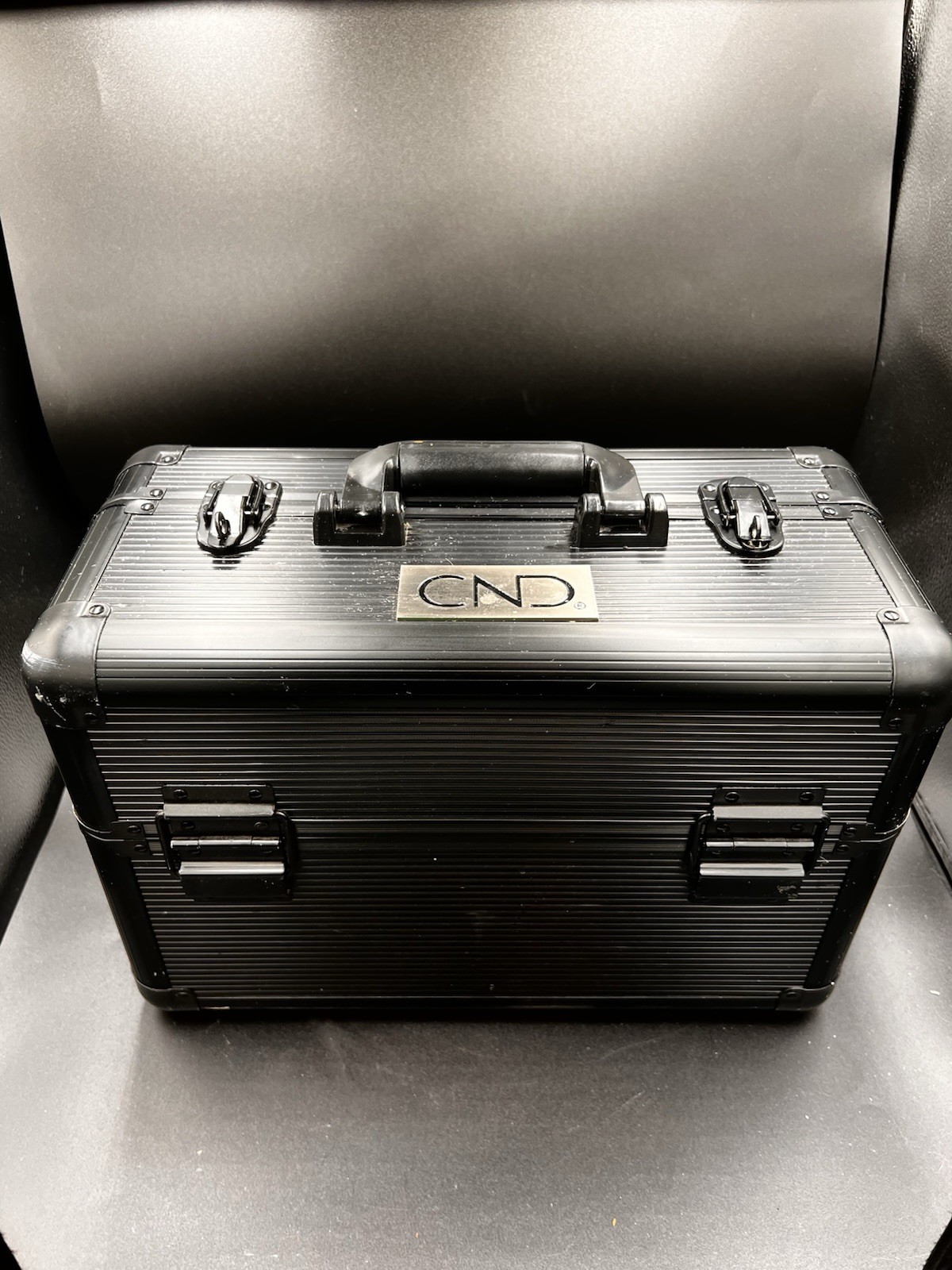 CND Nail Tech./Make Up Artist Black Hard Shell Supply Case-See desc.