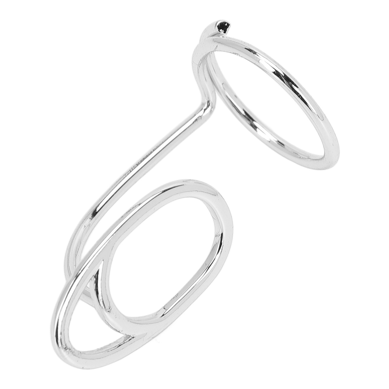 Nail Art Fingernail Rings Unique Women Finger Nail Cover Ring Decoration Jewelry