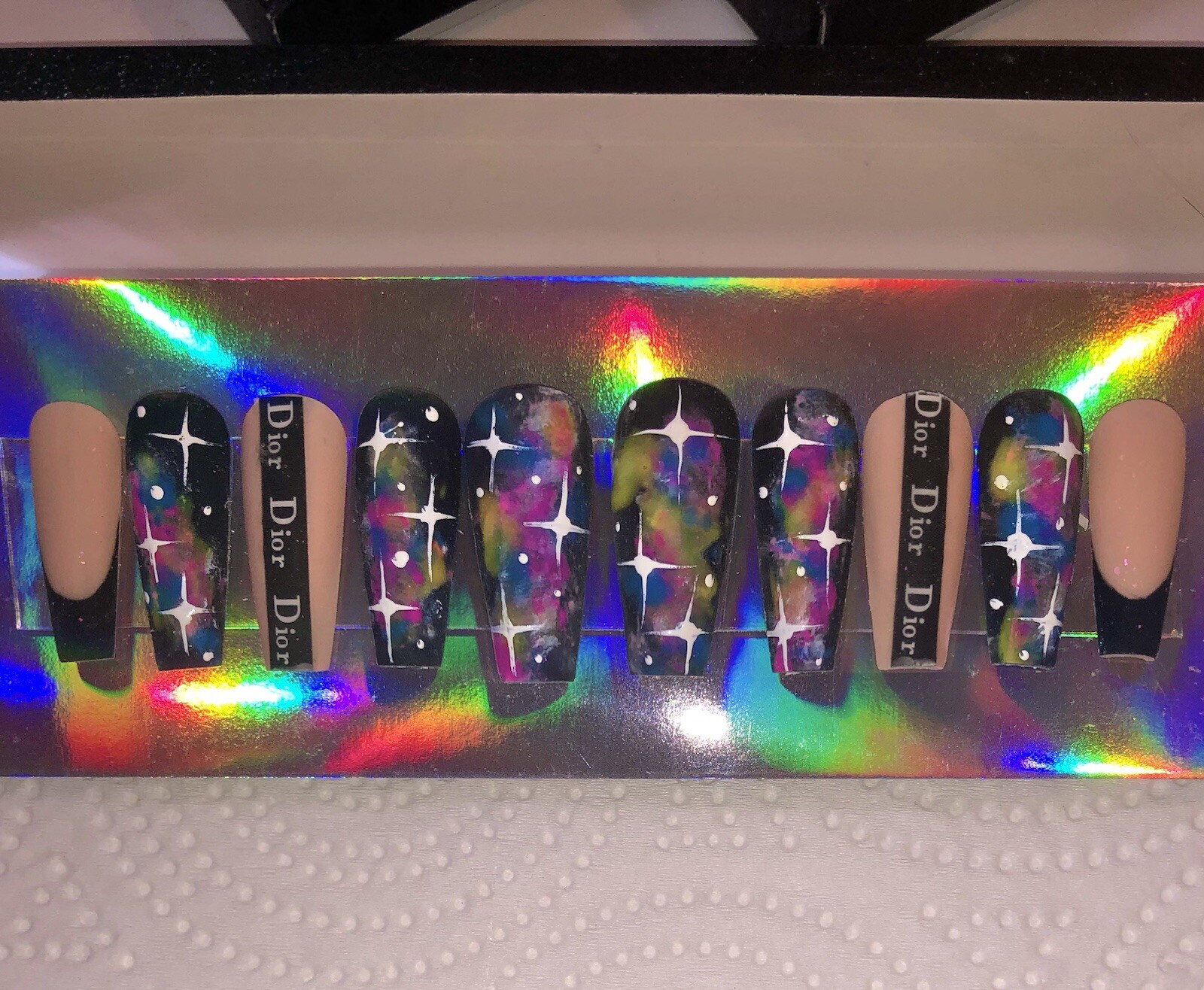 Galaxy Nail Set Press On Nails