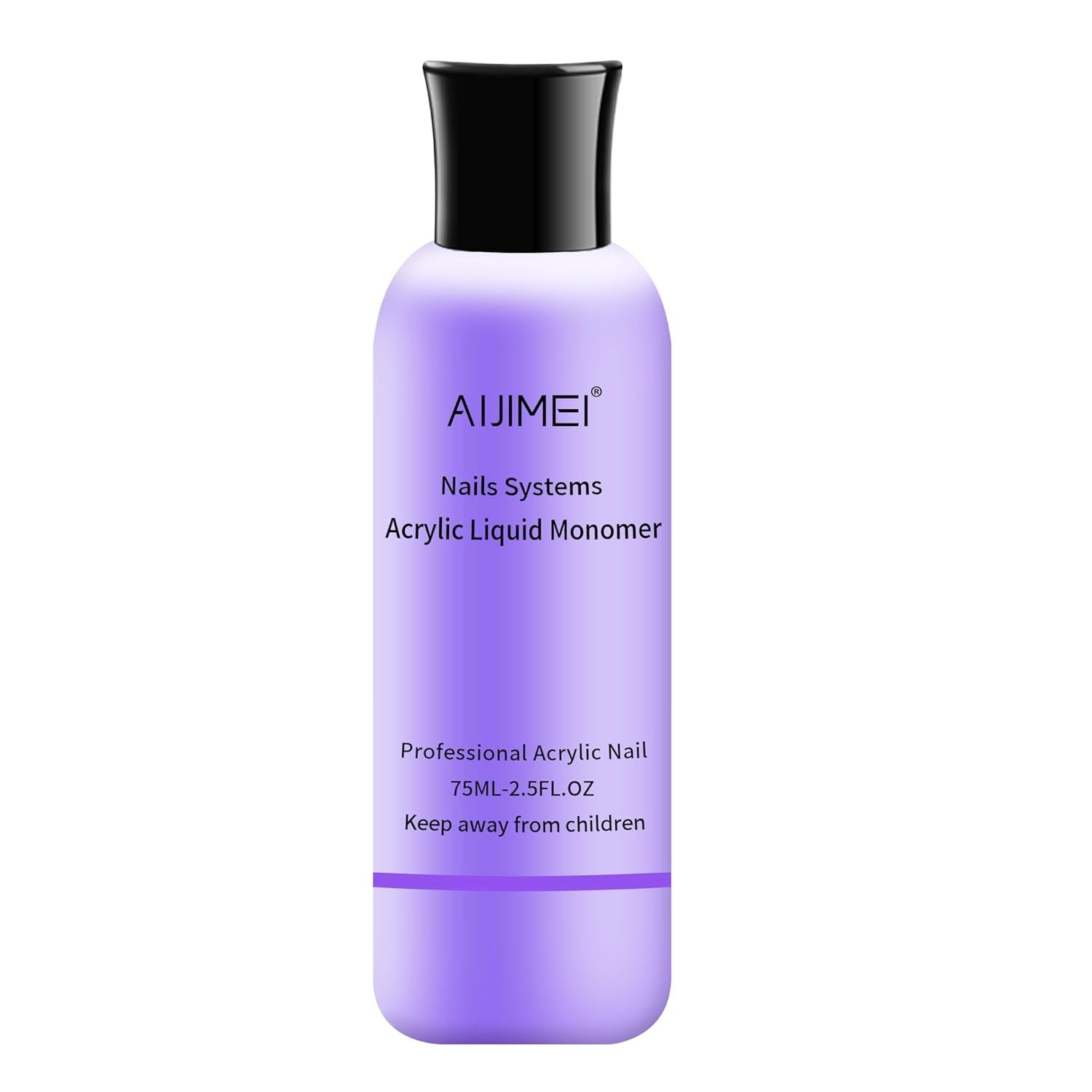 Acrylic Nail Liquid Monomer 75ml – Salon-Quality Adhesion & Non-Yellowing