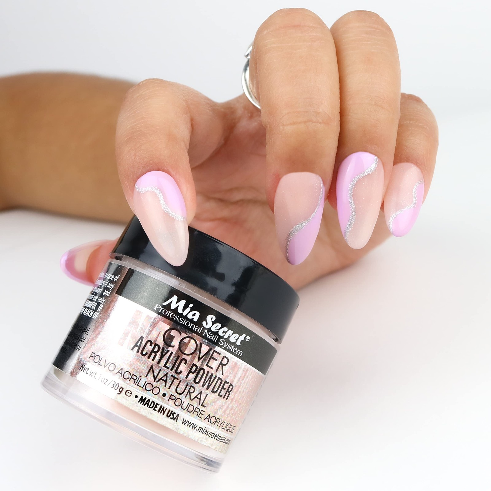 Mia Secret Natural Nail Powder 1 Ounce For Ombre And Baby Boomer Nails