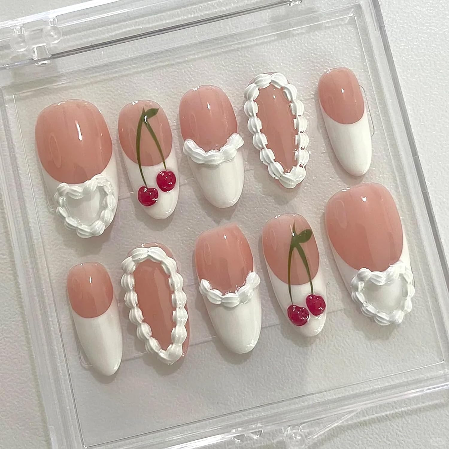 Silicone Nail Molds, 3D Nail Art Mold, 6 Patterns Cake Cream Design Manicure Mol
