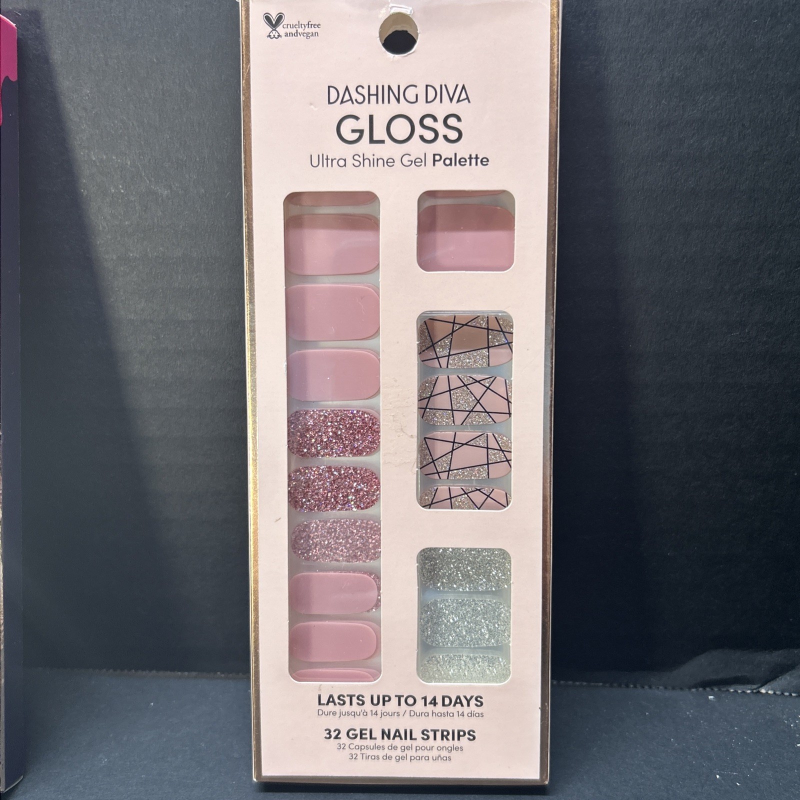 Dashing Diva Gloss 32 Gel Nail Strips Set/4 Pkgs NEW