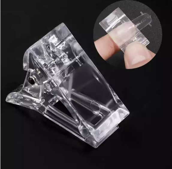 10 PCS NAIL TIPS CLIP QUICK BUILDING POLY BUILDER GEL DIY EXTENSION CLAMP CLIPS