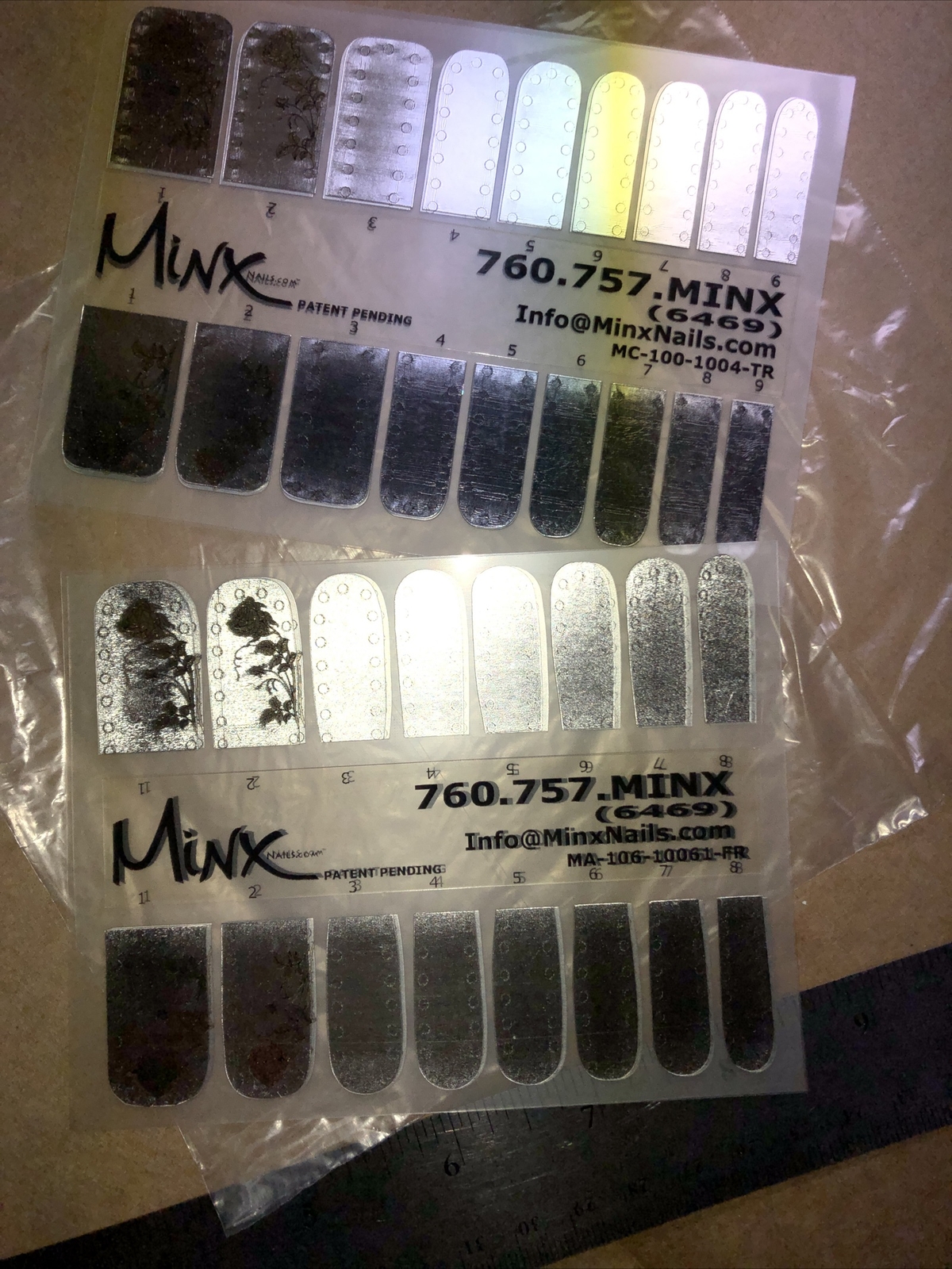 Minx Foil Nail Cover Nail Art Sticker Manicure Wraps