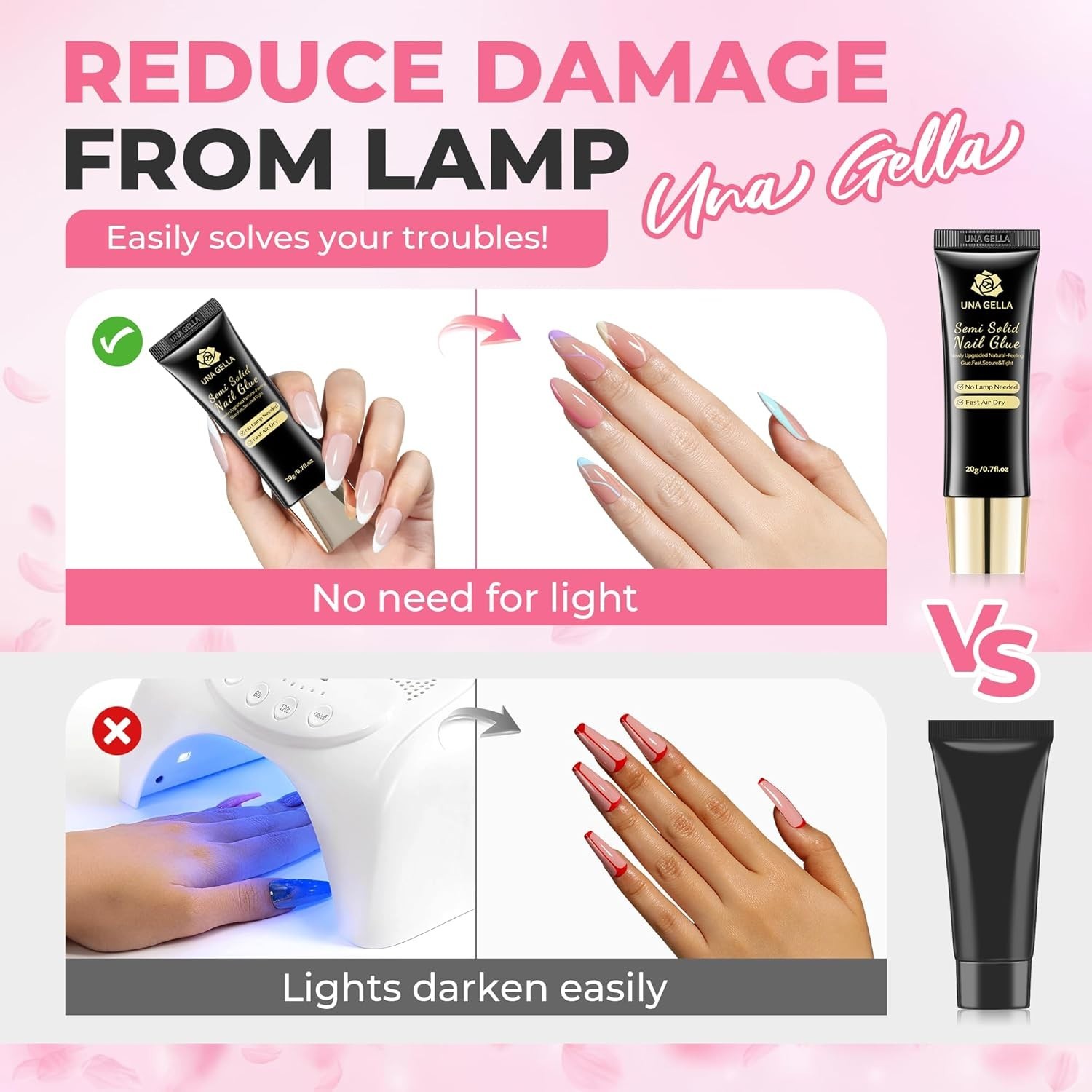 Super Strong Nail Glue – 20g Fast-Curing Gel for Press On & Acrylic Nails