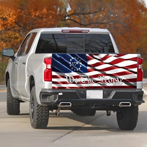 Truck Tailgate Wraps Decal – 66×23.6 in American Decal Graphics We The People