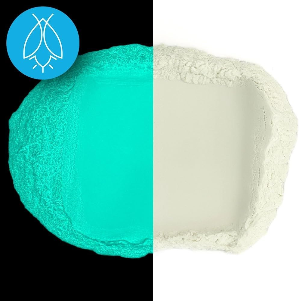 Glow in the Dark Pigment Powder – Neutral and Fluorescent Color for Art Painting