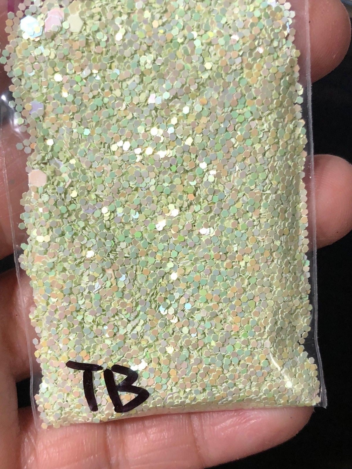 Colorful Raw limited different size glitter mix nail art Acrylic Nail US seller