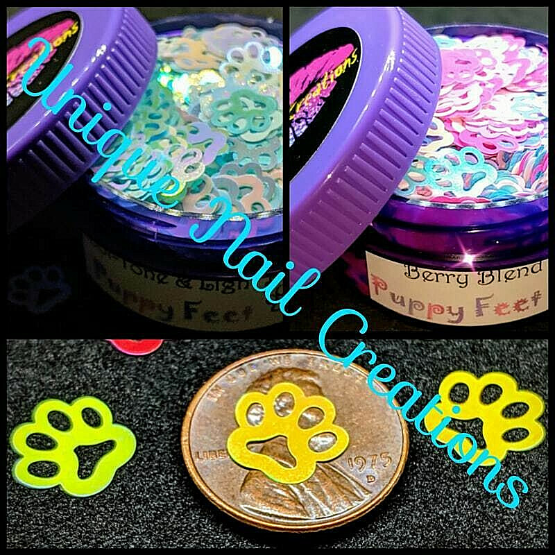 PUPPY/KITTY PAWS Glitter*UNICORN EFFECT~Slime Glitter•Cup•Body Art•Face•Festival