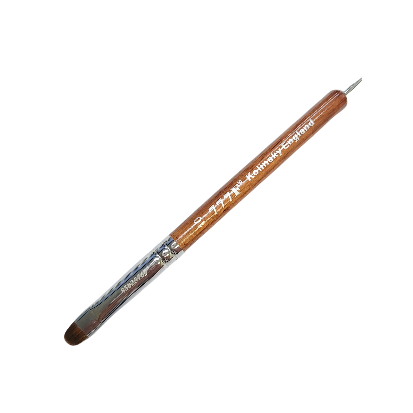 777FT French Brush Manicure & Pedicure – Red Wood + Dotting Tool size #10- 2 pcs