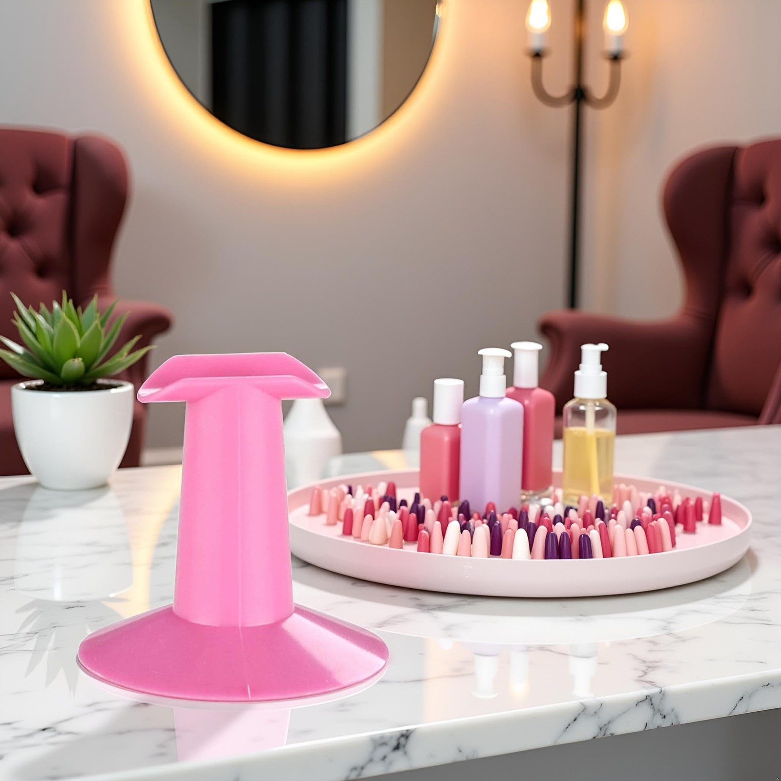Nail Art Painting Finger Rest Stand Support Pedicure Gel Tool Practical Design