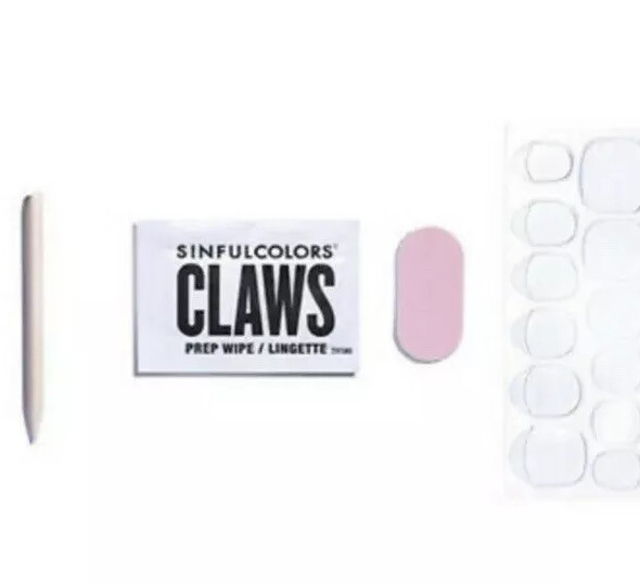 SinfulColors My Party 2660 2d Claws Press On Nails, 24 count Medium Oval