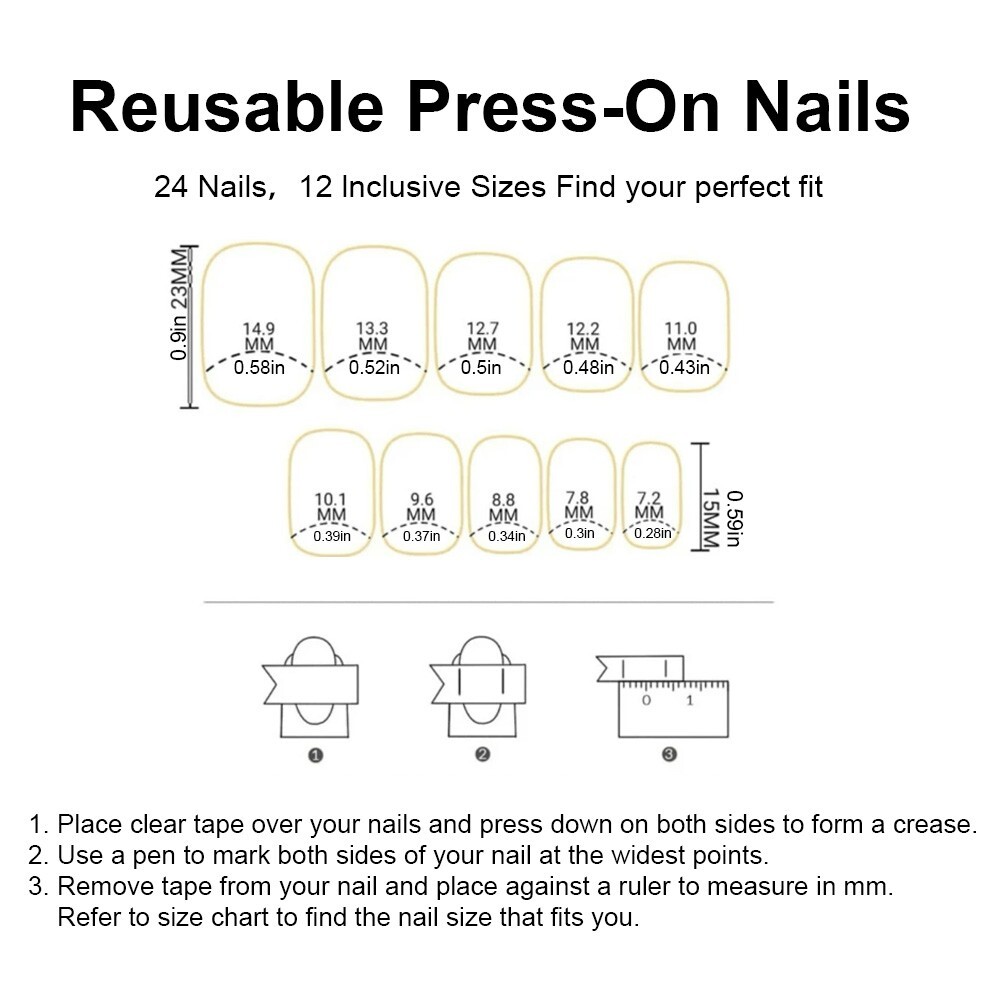 96Pcs (4boxes)Ice-Transparent Multicolor Nude Color Gradient Oval Press On Nail