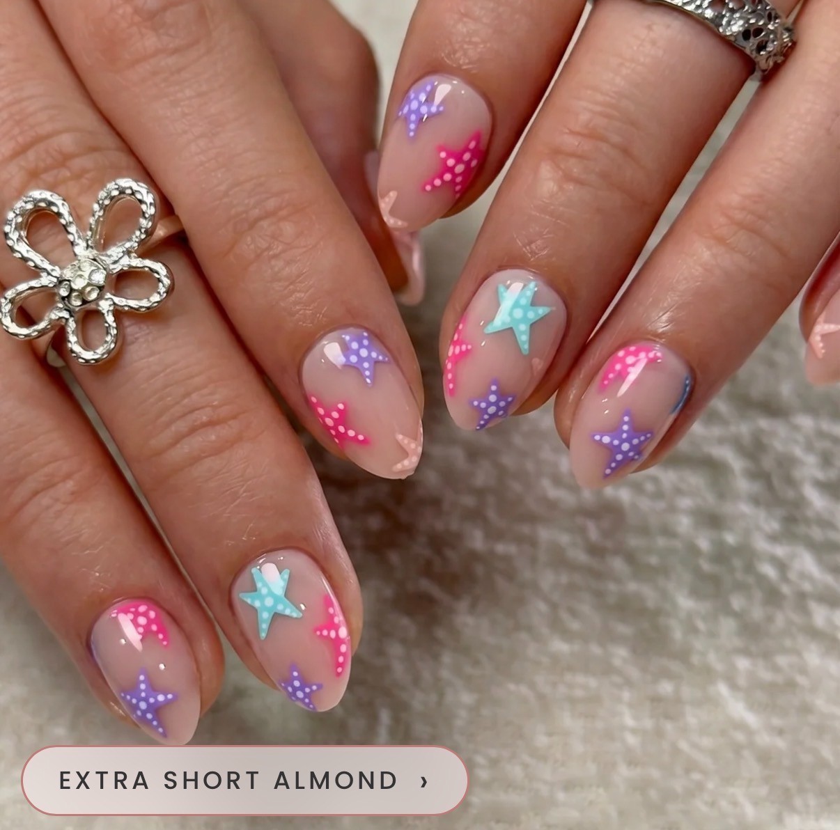 CurvLife Gel Press On Nails Bundle 3 NEW Tidal Blush Turtle Dream Candy Tide