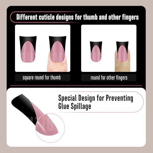 Black French Tip Short Duck Nail Duck Nails Short Black Berry Pink French Tips