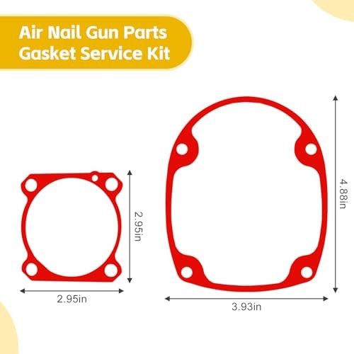 Pneumatic Air Nail Gun Parts – Driver, Bumper, Ribbon Spring, O-Ring Gasket