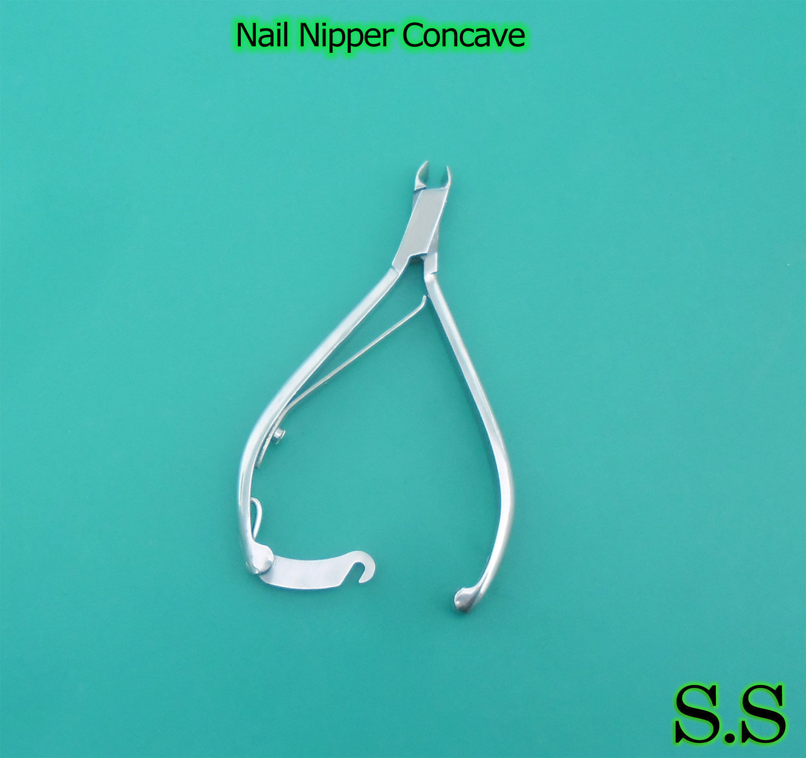 Toe nail Nippers Concave spring with safety lock-S.S-1345