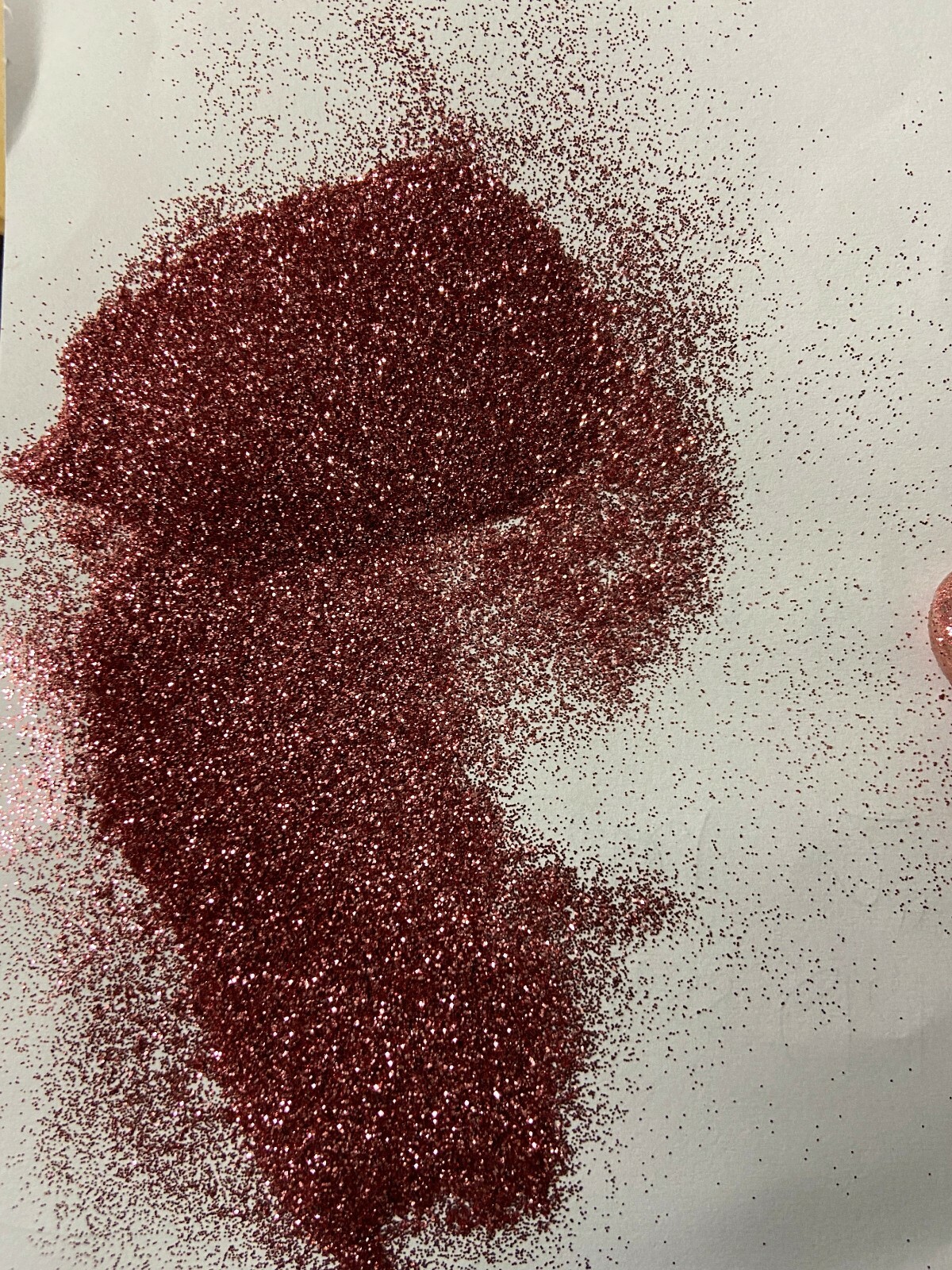 Alexis Rose Fine Cosmetic Grade Glitter .008 Ultrafine, Copper, Rose Gold, Resin