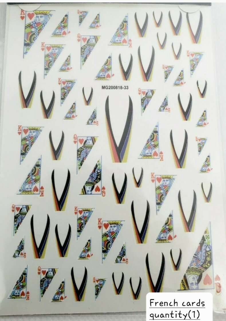 Nail art stickers Multiple Designs ea. SOLD SEPARATELY Cherry,Flame (free ship)