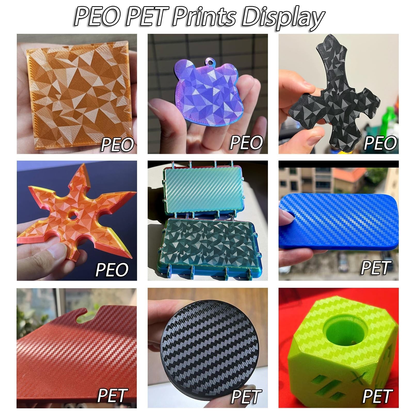 for Creality Hi Combo Build Plate 265x280mm,Double Sided Textured PEO PET Spr…