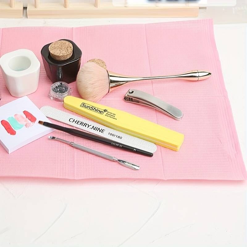 Portable Disposable Nail Art Clean Pad Desk Mat for Beauty Protection
