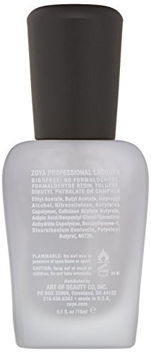 ZOYA Satin Seal Top Coat, 0.5 Fluid Ounce