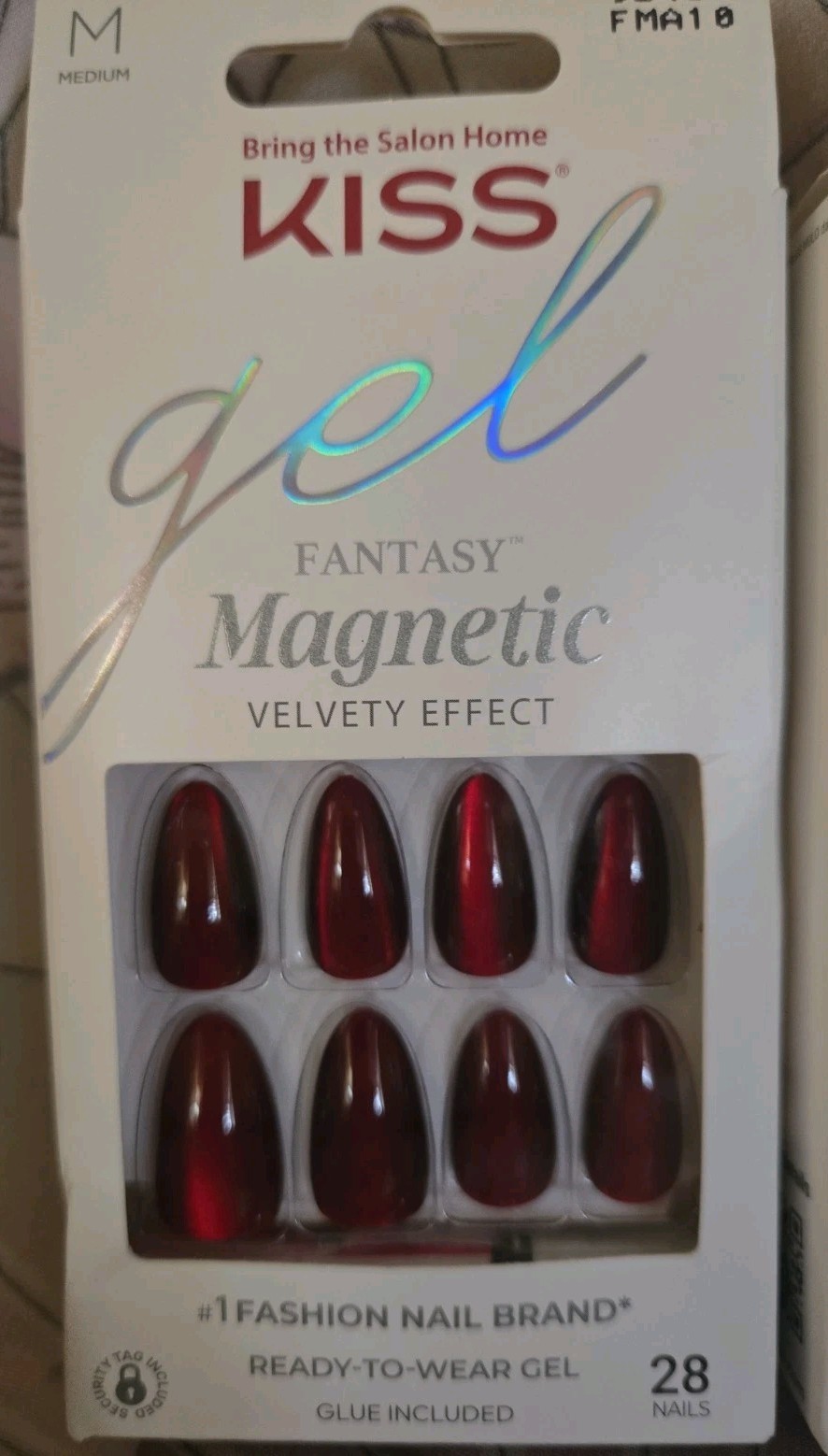 2Pack! NEW KISS Gel Fantasy Magnetic Velvet Effect Medium Legnth “Vampire’s Gaze