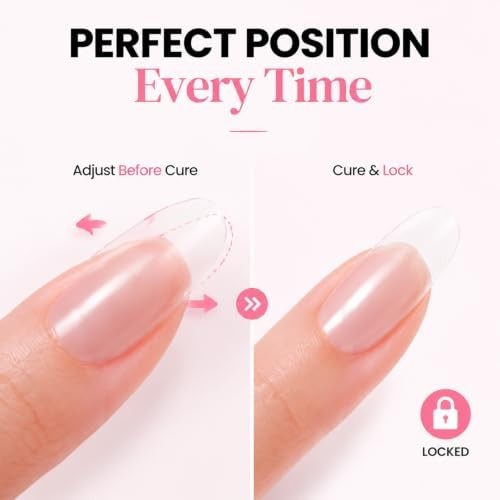 Beetles 2Pcs*20g Solid Nail Glue Gel, Tipex Soft Nail Tips Glue Super Strong for