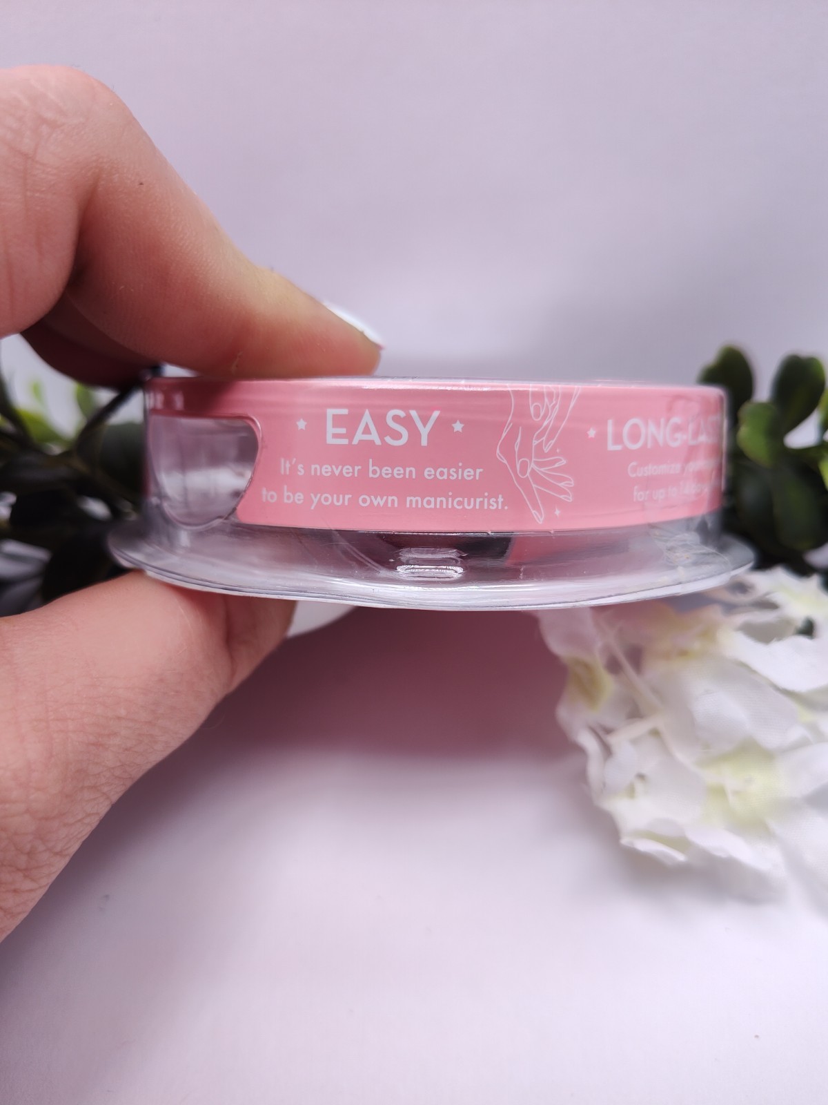 Olive & June press on nails Almond Medium Blush Aura 14day See Pictures Of Pckg