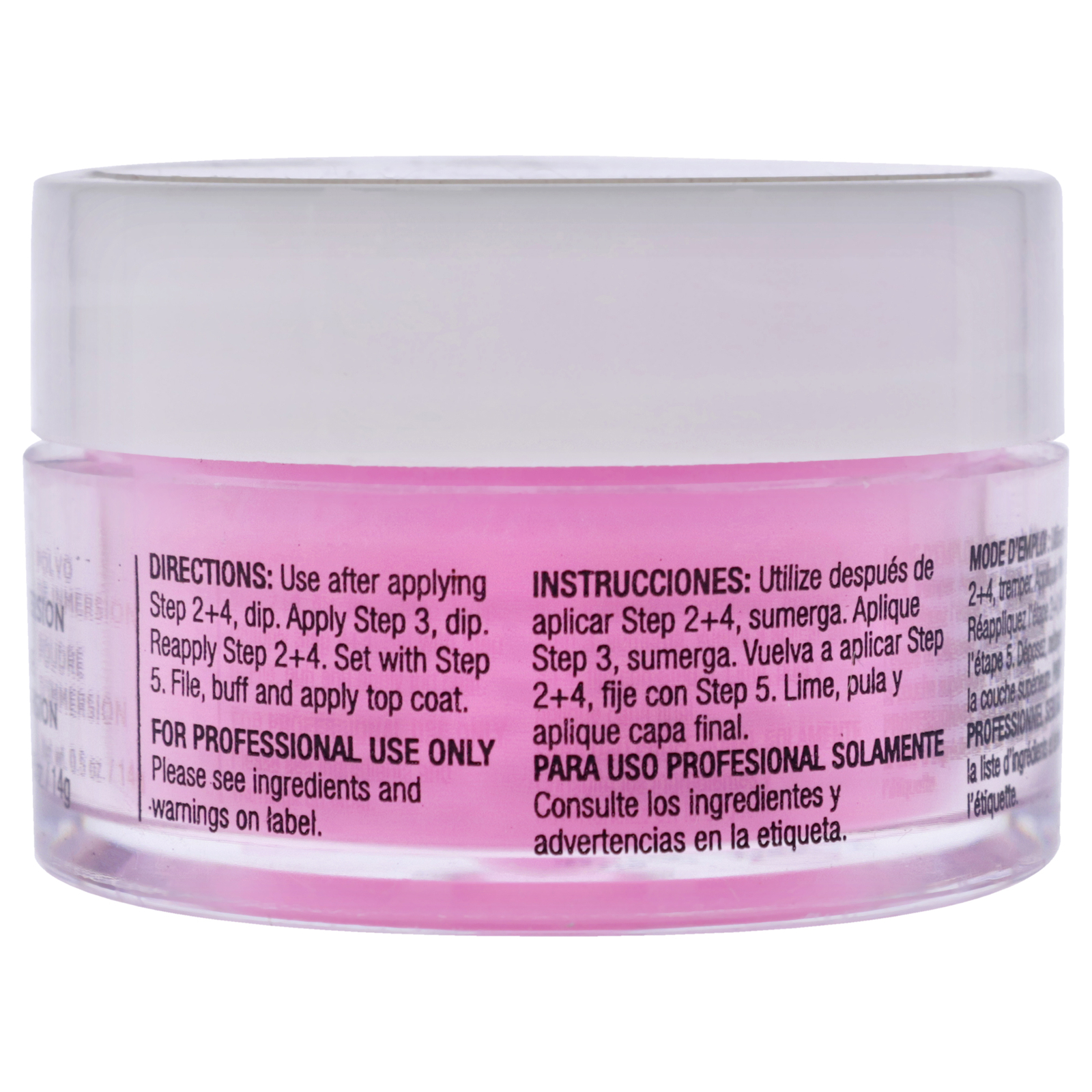 Pro Powder Polish Nail Colour Dip System – Bright Neon Pink by Cuccio – 0.5 oz