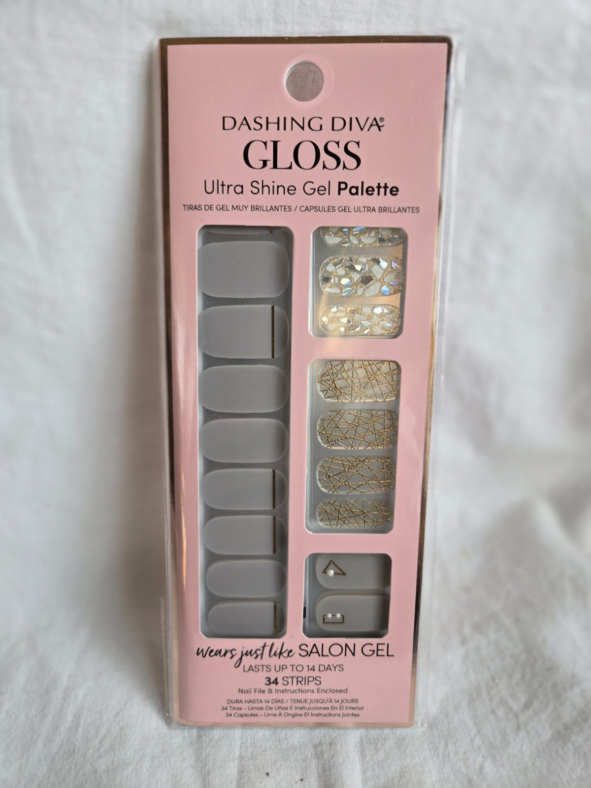 Dashing Diva Gloss Ultra Shine Gel Palette Gel Nail Strips # AA