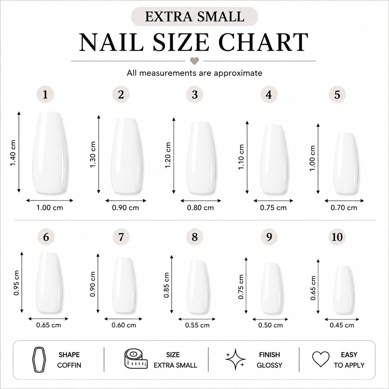 Warm Taupe Nude Coquette Bow Press-On Nails – Glossy Coffin Nails – Extra Small